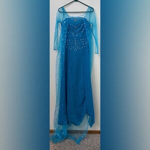 Women's Frozen Elsa Inspired Dress Sz M